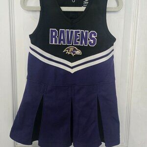 Toddler Ravens Cheerleader Dress  4t